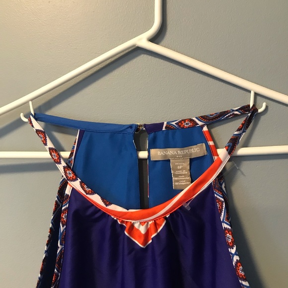 Halter dress size 8p ..multi colour …Banana republic.. - Picture 5 of 7
